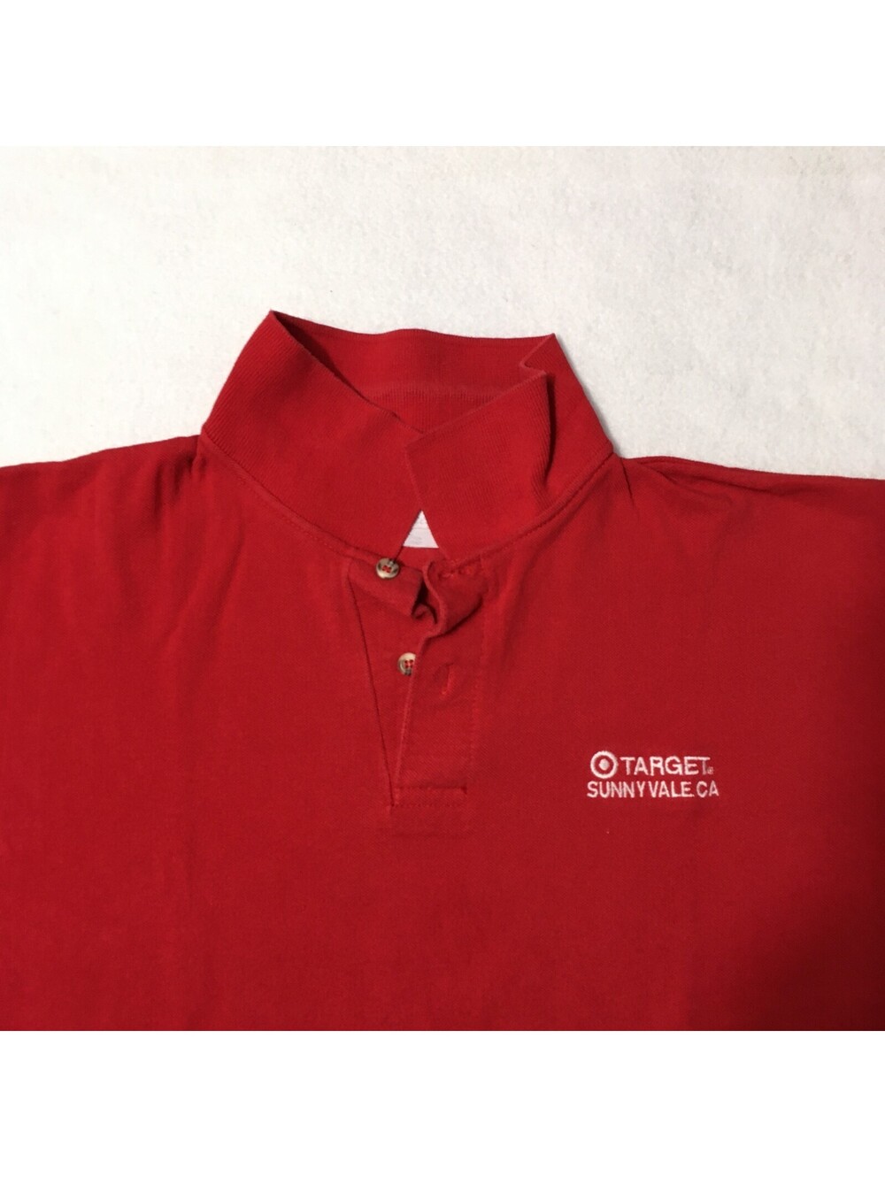 TARGET Red Employee Work Uniform XL JERZEES Retail Polo Golf Shirt